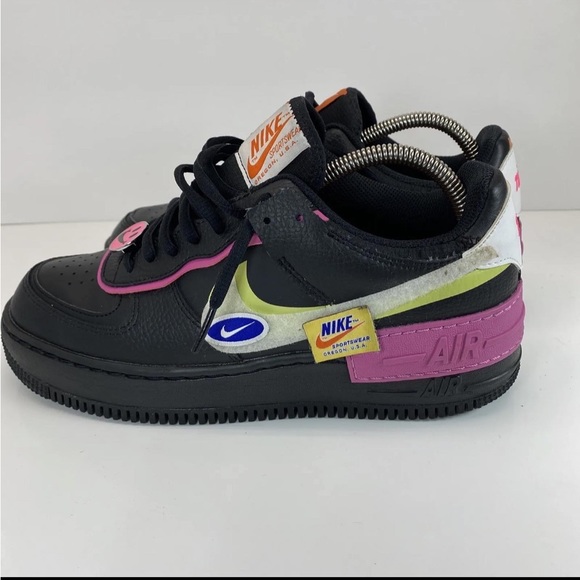 Women's Nike Air Force 1 Shadow 'Cosmic Fuchsia' Sneaker - Picture 4 of 7